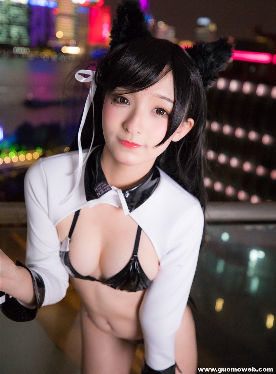 神楽坂真冬 - Latex ver-Azurlane Atago [150P337M] cosplay-第2张