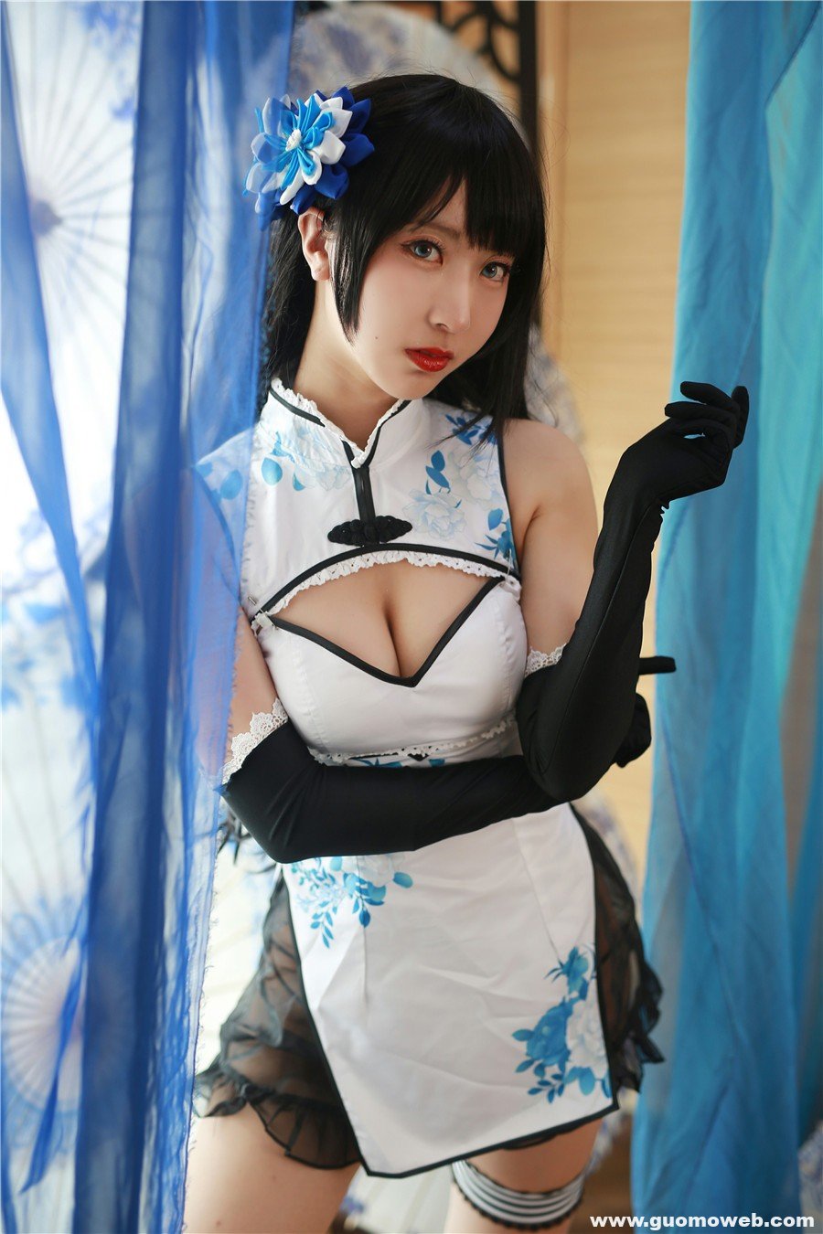 黑川 - 瓶儿 小恶魔旗袍 [64P317M] cosplay-第2张