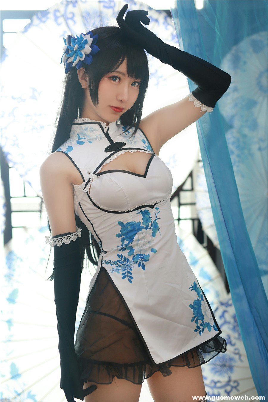 黑川 - 瓶儿 小恶魔旗袍 [64P317M] cosplay-第3张